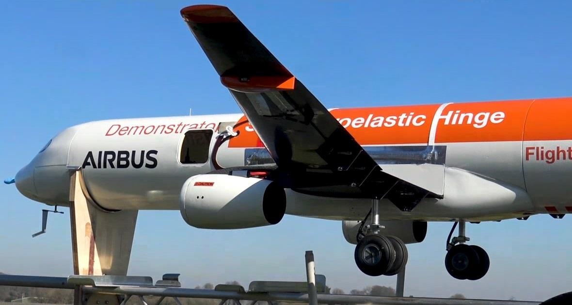 Airbus thu nghiem may bay vo canh nhu chim hinh anh