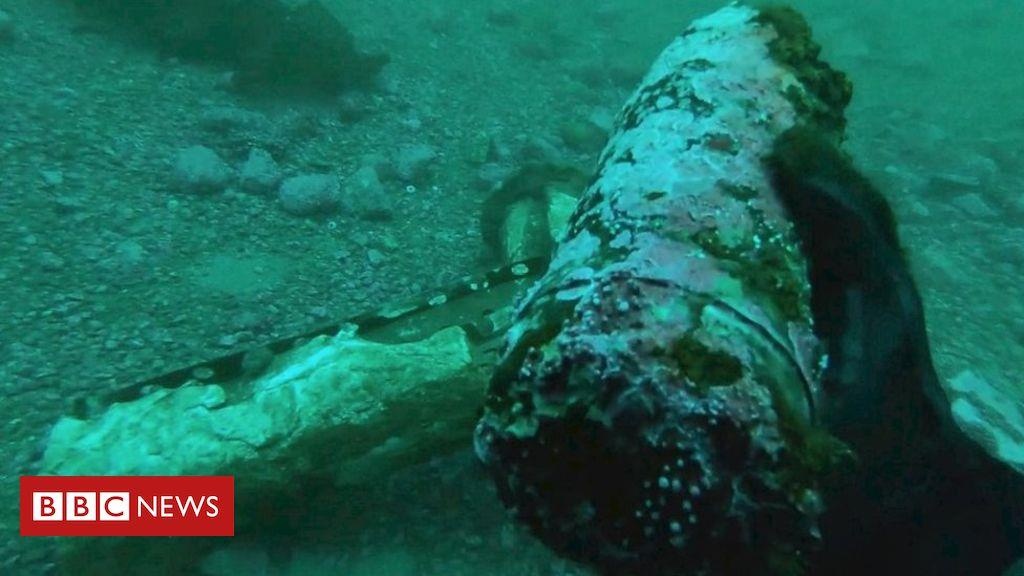 Nhung qua bom bi nham la 'kho bau' duoi day bien o Canada hinh anh