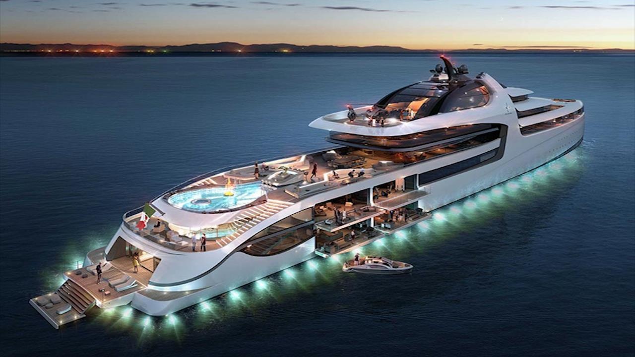 Nhung du thuyen hang tram trieu USD chi gioi sieu giau dam so huu hinh anh