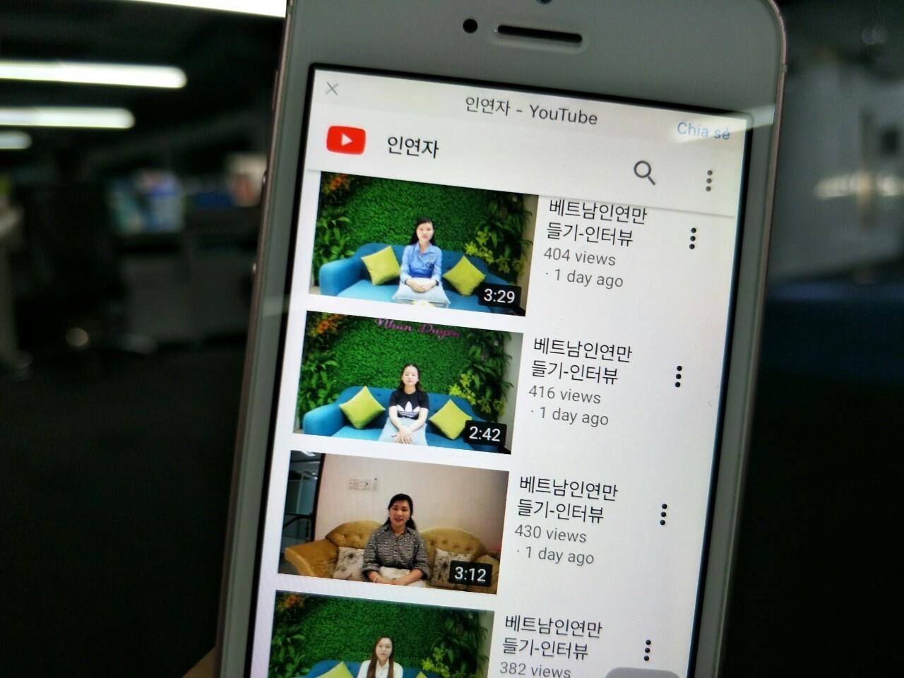 Co dau Viet bi quang cao tren YouTube nhu mon hang cho dan ong Han hinh anh