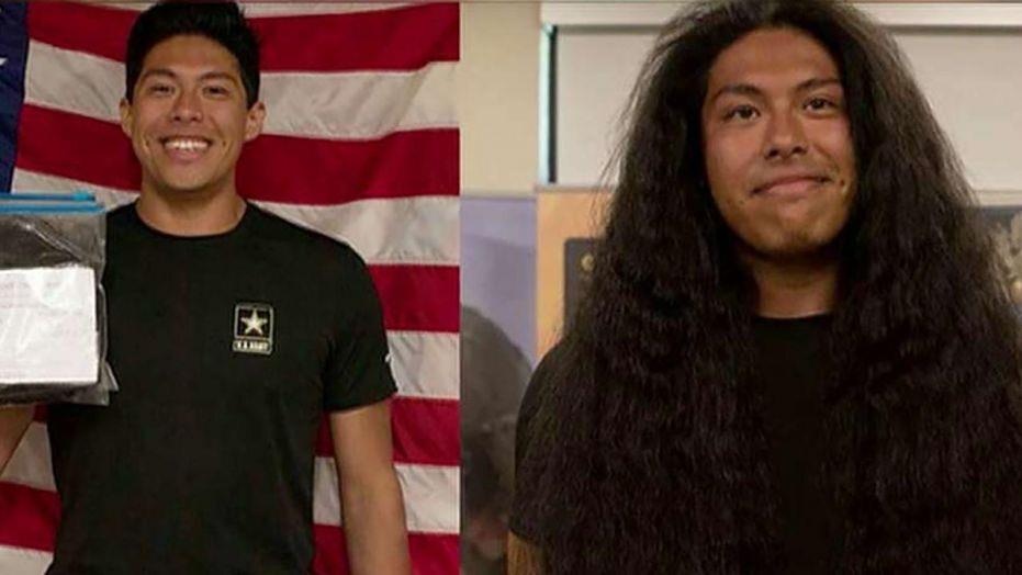 Chang trai My hy sinh mai toc 4 m nuoi 15 nam de nhap ngu hinh anh