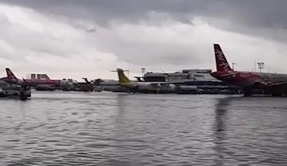 San bay Philippines ngap trong nuoc do bao Bailu hinh anh