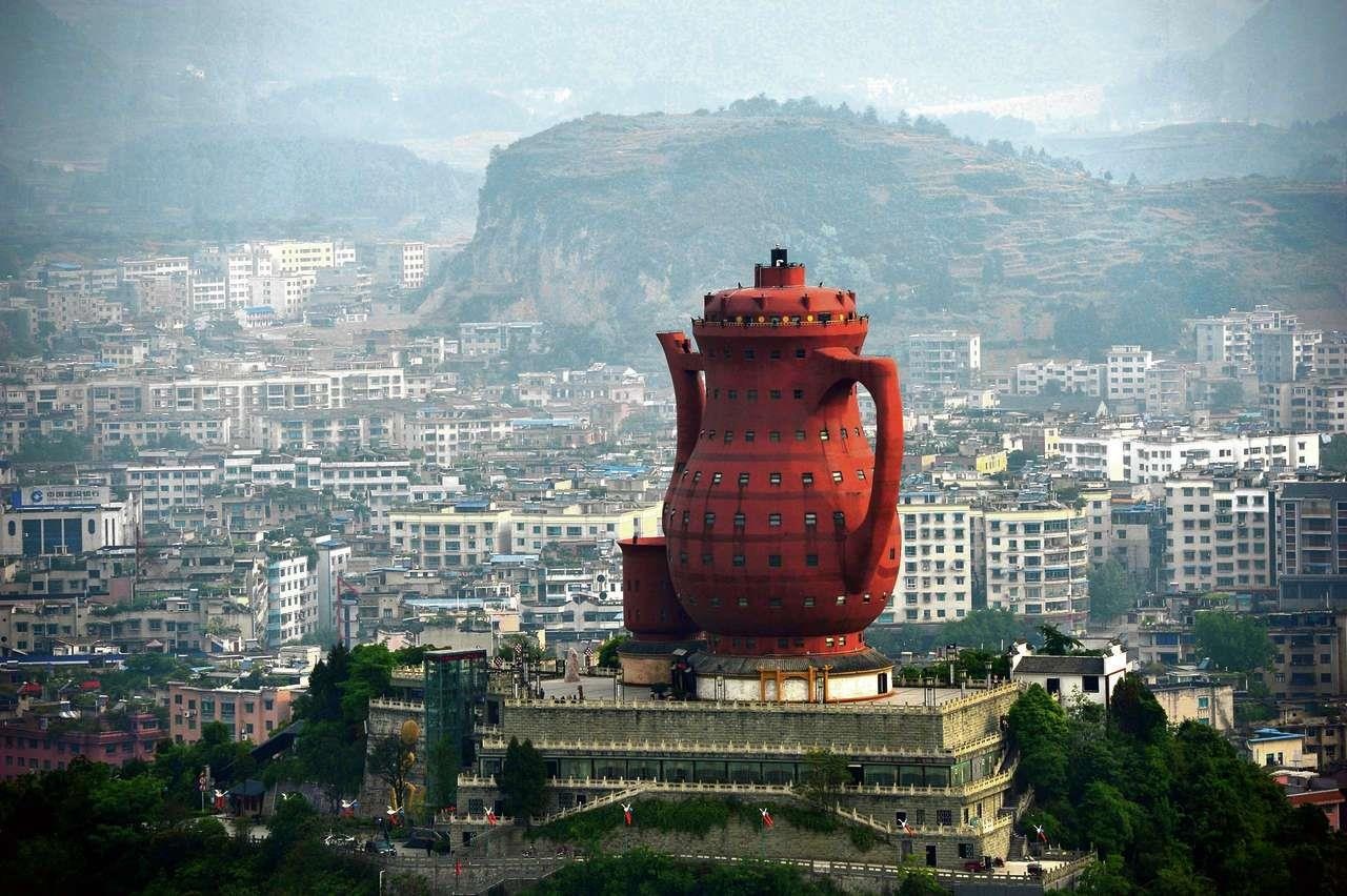 Bao tang hinh am tra cao 50 m o Trung Quoc hinh anh