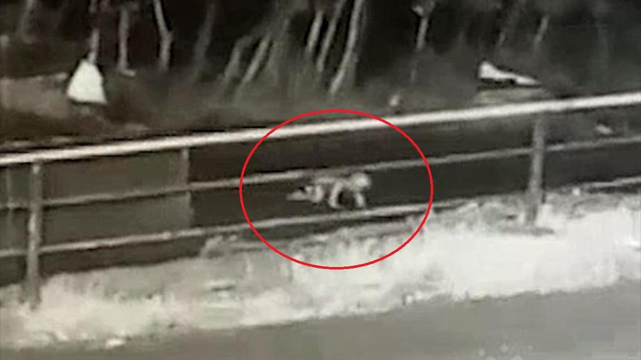 Be mot tuoi thoat chet sau khi bi roi khoi oto hinh anh