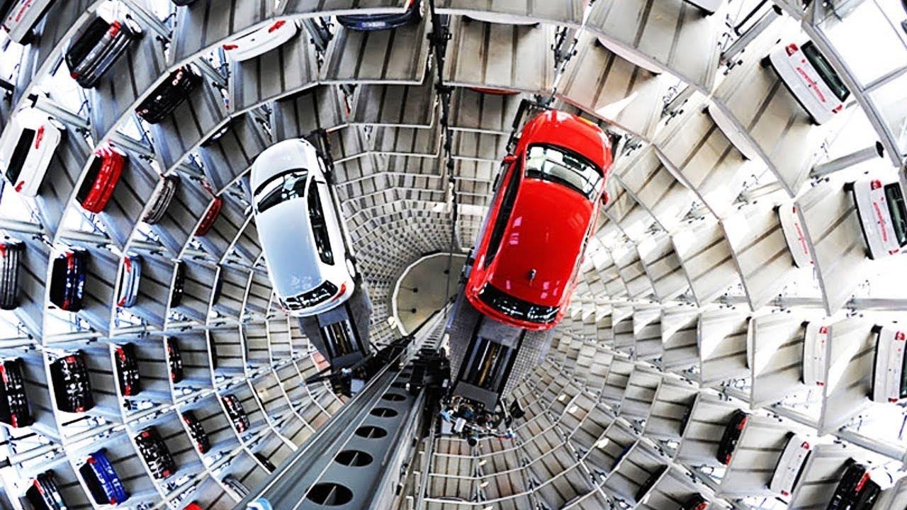 Bai do xe tu dong cao 26 tang co suc chua 208 oto hinh anh