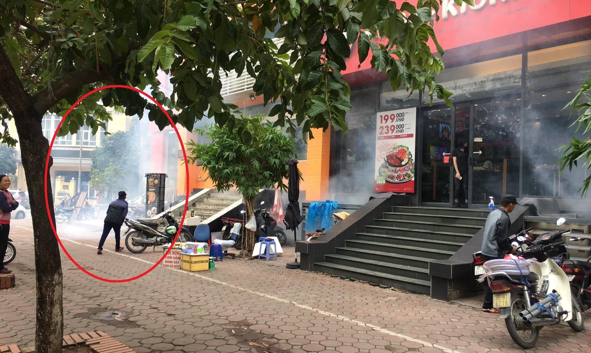 Chay tang ham gui xe o Ha Noi hinh anh