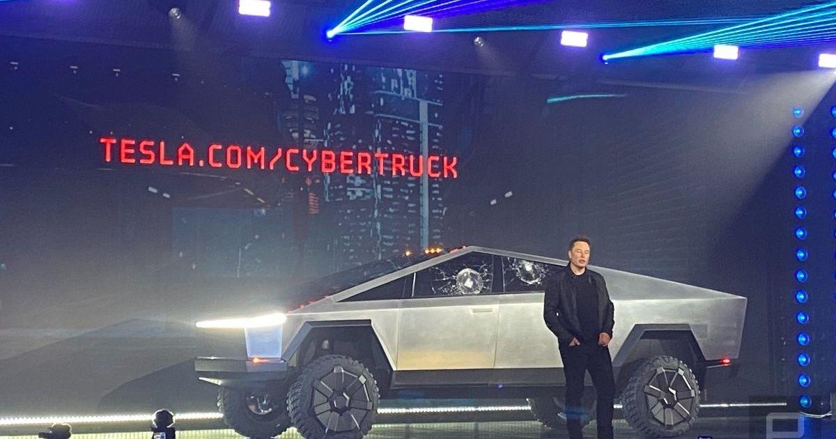 Xem nhanh su kien ra mat Tesla Cybertruck trong 5 phut hinh anh