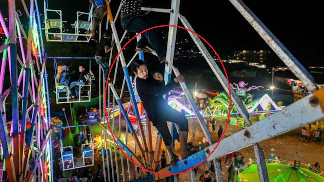 Nhung vong du quay khong lo dieu khien hoan toan bang tay o Myanmar hinh anh