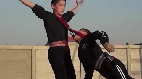 Kinh ngac voi man bieu dien kungfu cua 2 cau be 10 tuoi hinh anh