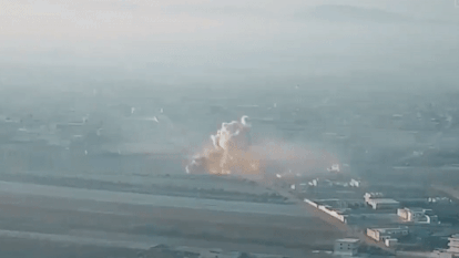 No lon tai Syria nghi do bom nhiet ODAB-500 cua Nga gay ra hinh anh