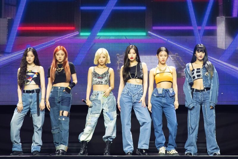 Gap su co am thanh, (G)I-DILE sang tao phien ban slow-motion hinh anh