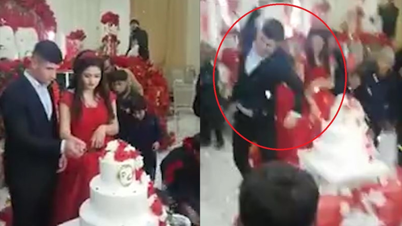 Chu re Gruzia pha hong buoi tiec khien co dau va khach moi bang hoang hinh anh