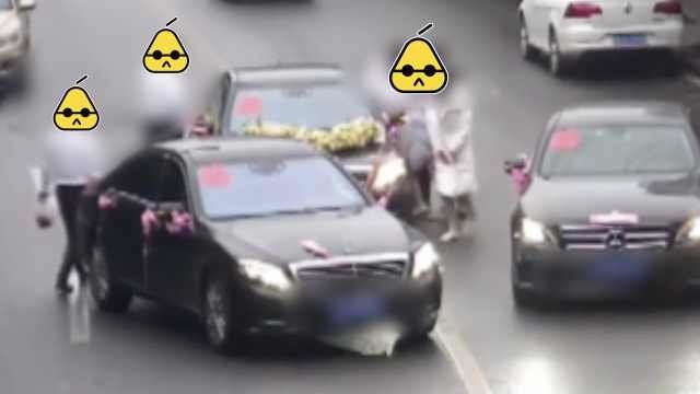 Co dau, chu re dung canh cuop hon lam nao loan ca tuyen duong hinh anh