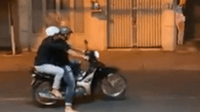 Tai xe say xin boc dau xe may khien 2 nguoi nga ra duong hinh anh