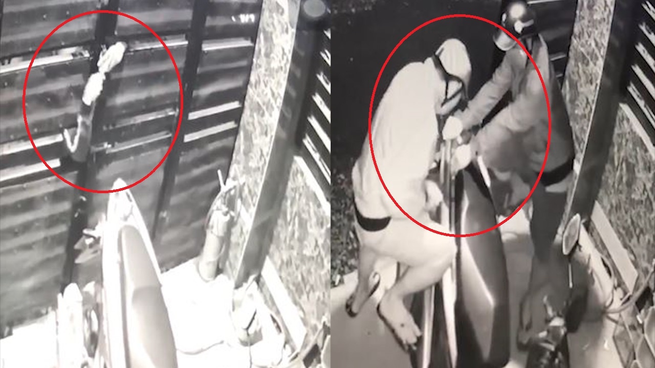 Trom cay khoa nha dan o TP.HCM de lay xe may hinh anh