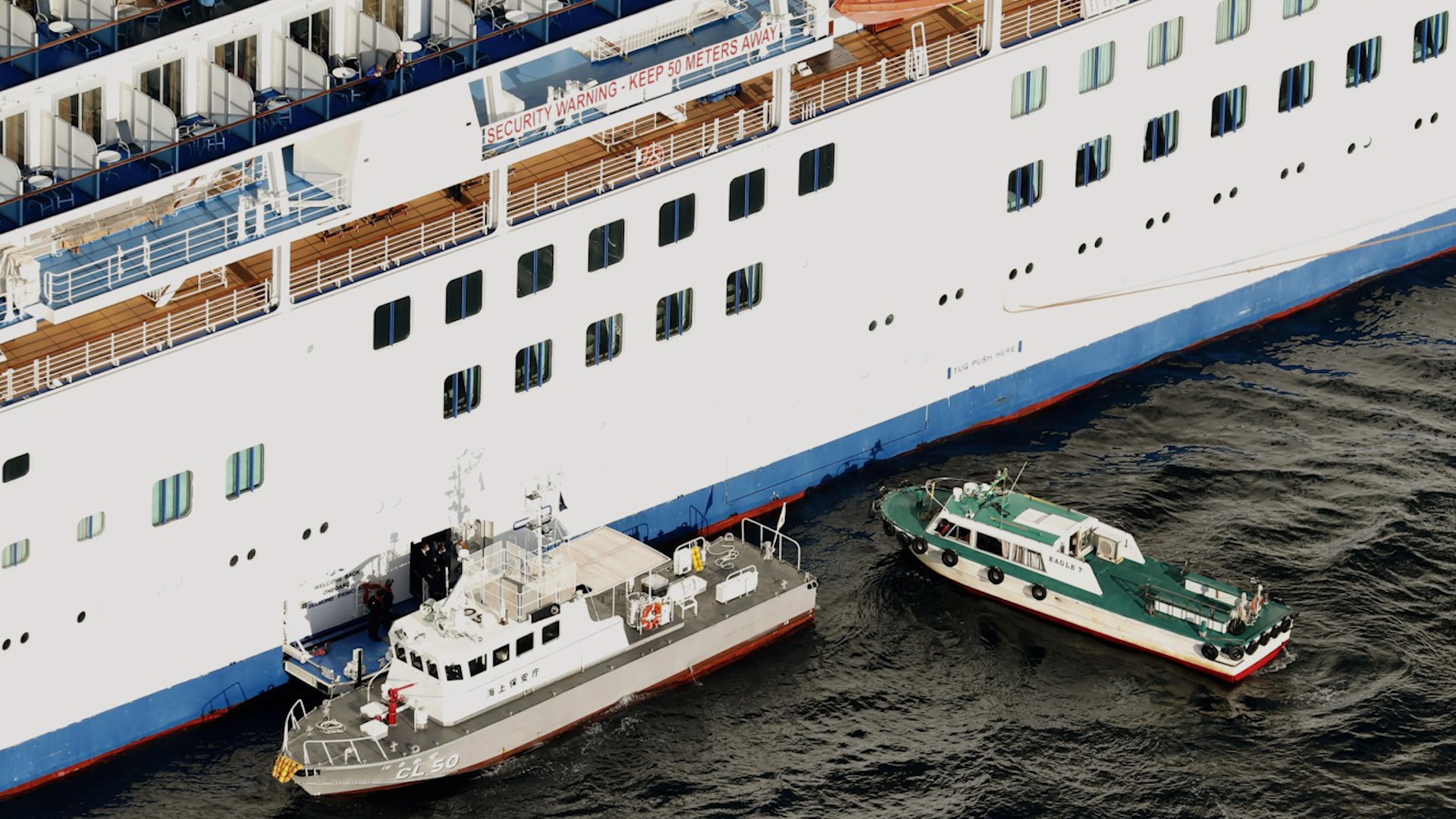 20 nguoi nhiem virus corona tren du thuyen 3.700 khach o Nhat hinh anh