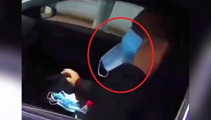 Tai xe TQ deo 12 lop khau trang khien dan mang noi gian hinh anh