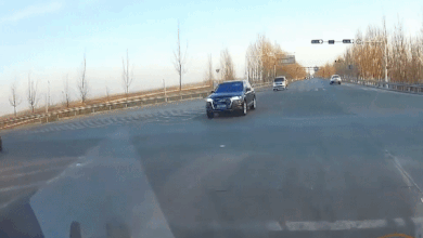 Oto dien mini vuot den do tong vang SUV hang sang hinh anh