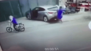 Xe ban tai mat lai dam 2 nguoi vang len cao o Quang Ninh hinh anh