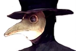 Chiec 'khau trang nguoi chim' thoi Trung Co de de phong dich benh hinh anh