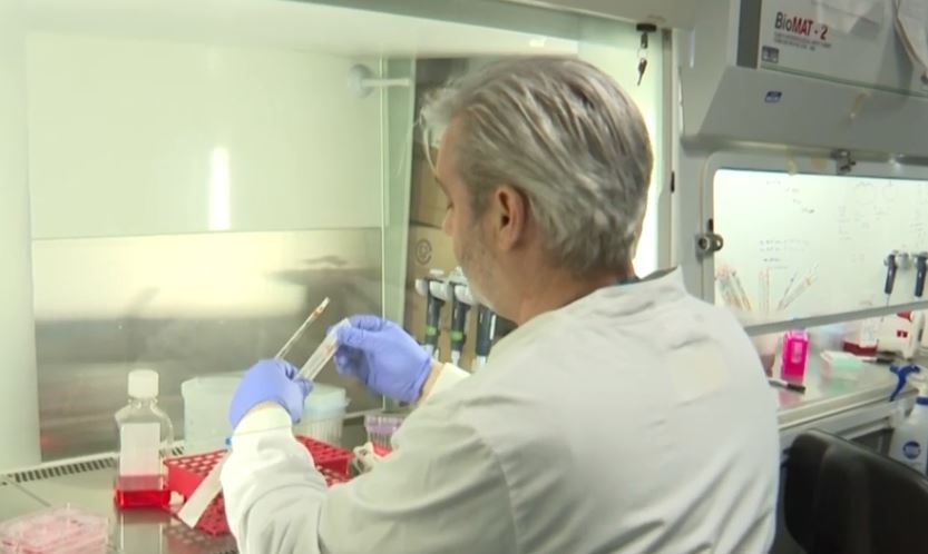 Ben trong phong thi nghiem dang dan dau cuoc dua chong virus corona hinh anh