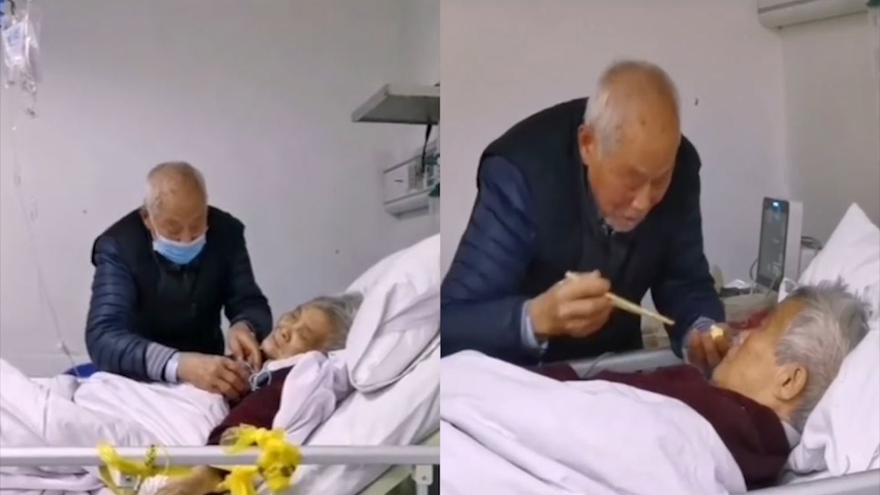 Cu ong 87 tuoi cham vo nhiem virus corona, tan tinh dut cho ba an hinh anh