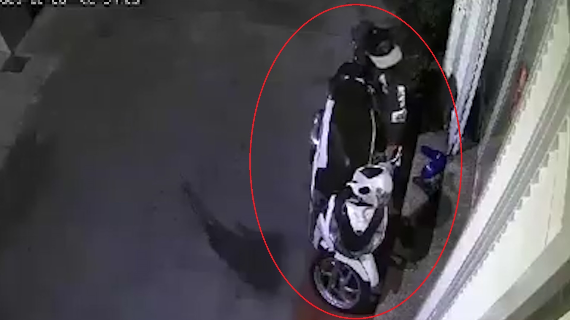 Trom xe may roi day di o Hai Phong hinh anh