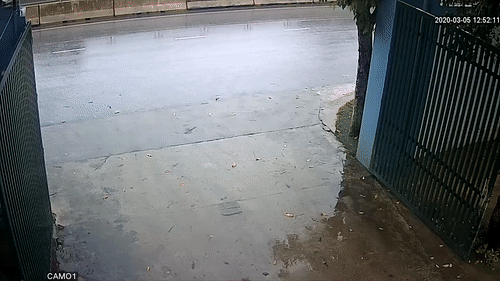 Canh oto con lao vao cong nha dan khien tai xe tu vong hinh anh