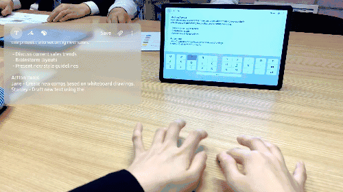 Cong nghe man hinh giup danh may tren moi mat phang hinh anh
