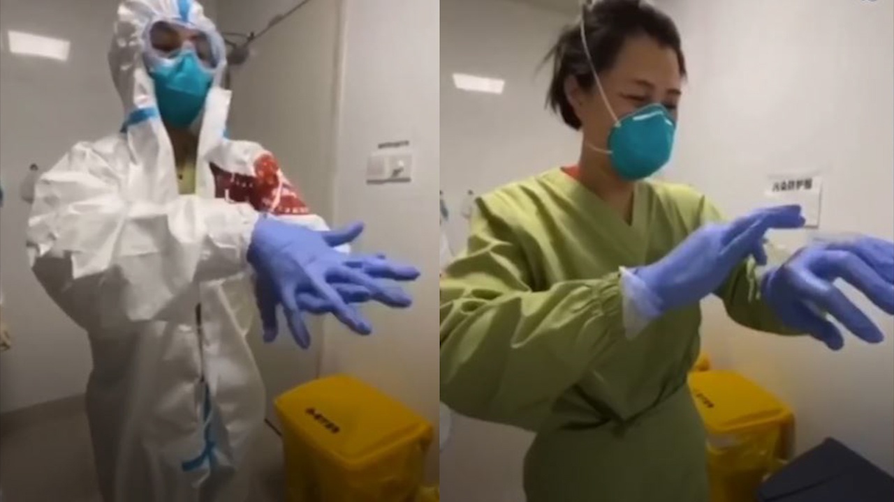 Nhan vien y te phai rua tay bao nhieu lan? hinh anh