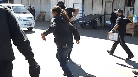 Canh sat Chile truy bat nguoi phu nu duong tinh virus tron cach ly hinh anh