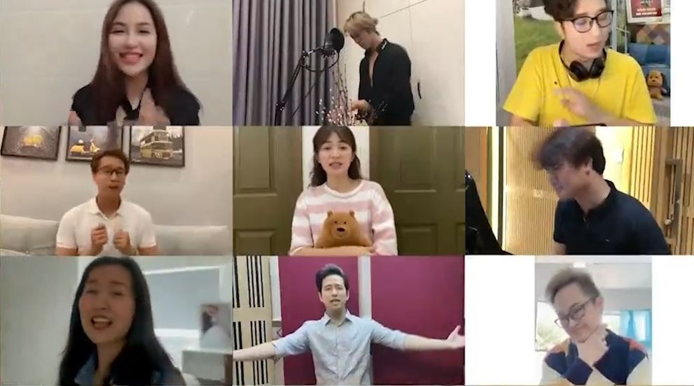 Nghe si Viet ra mat MV 'O nha - Stay at home' hinh anh