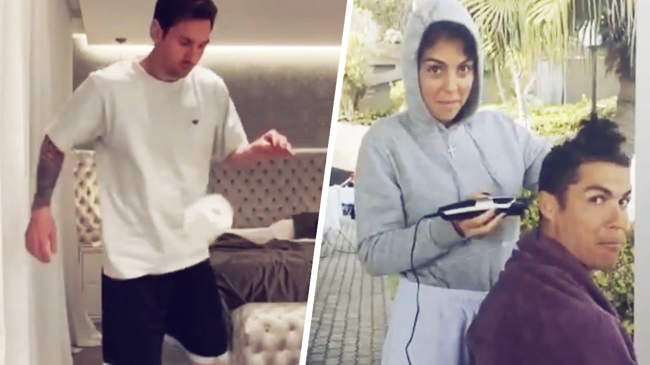 Messi va Ronaldo tan huong cuoc song trong thoi gian cach ly hinh anh