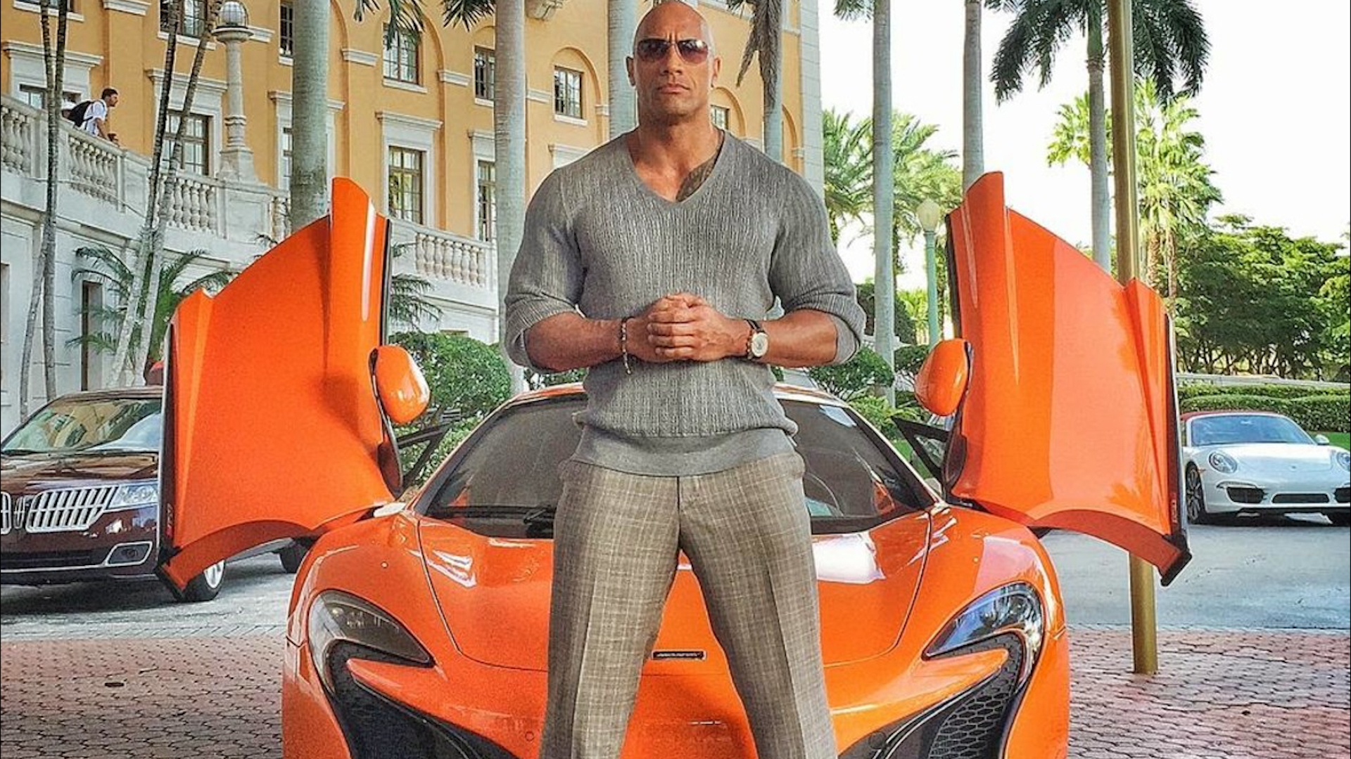 Bo suu tap sieu xe do so cua The Rock hinh anh