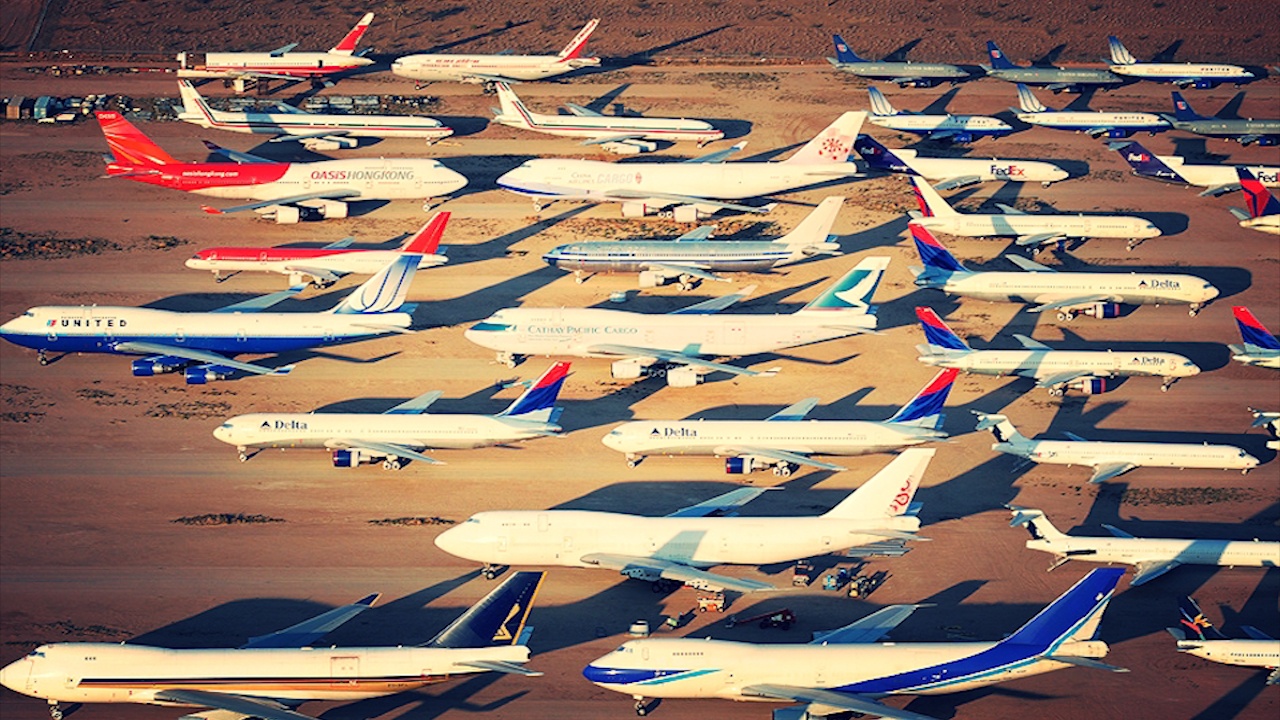 Nghia dia may bay lon nhat the gioi tai My hinh anh