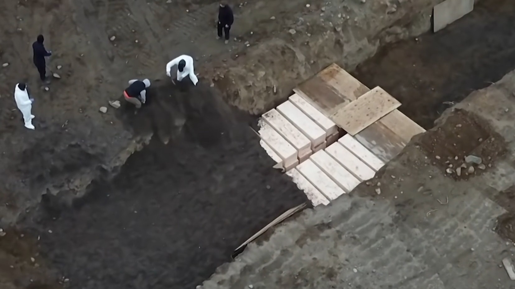 New York chon cat tap the benh nhan Covid-19 hinh anh