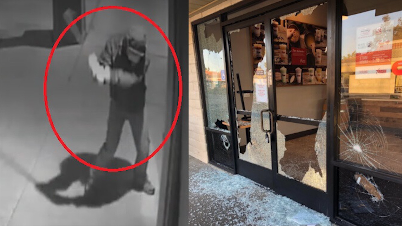 Hang loat cua tiem cua nguoi Viet tai My bi dap pha trong dem hinh anh