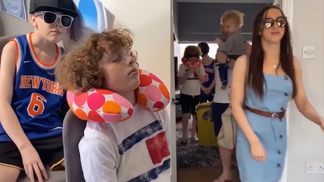 Gia dinh nguoi Anh gia vo di nghi he trong luc o nha cach ly hinh anh