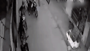 Do xe may ven duong bi trom cuom mat hinh anh