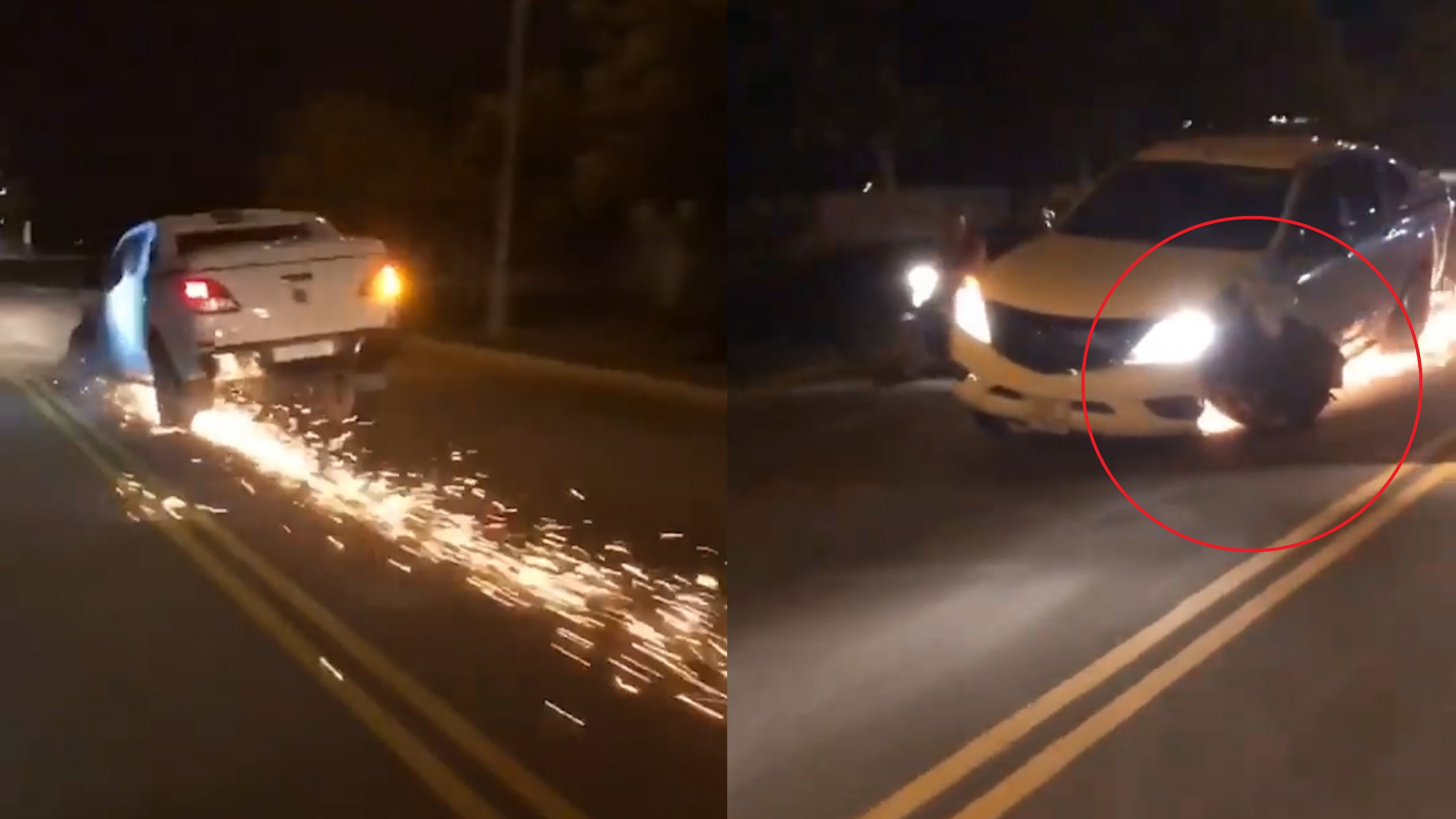 Tai xe say ruou lai oto gay banh bo chay khi bi canh sat truy duoi hinh anh