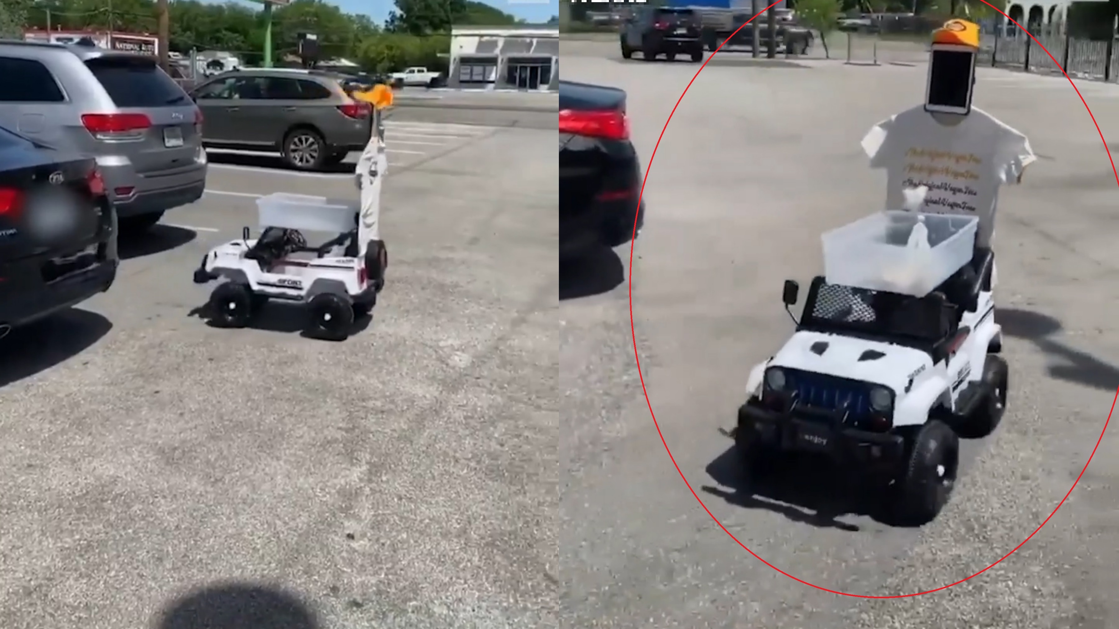 Nha hang My dung xe dieu khien tu xa giao thuc an cho khach hinh anh