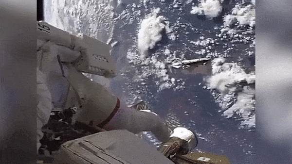 Trai Dat tu goc nhin cua phi hanh gia o tram ISS hinh anh