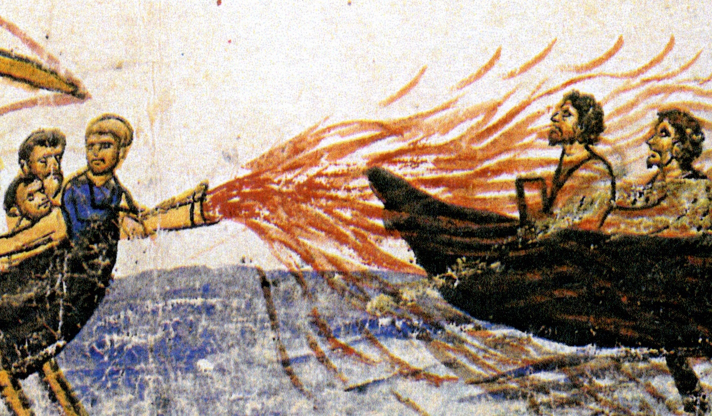 Sung phun lua Hy Lap - vu khi co dai lam kho cac nha khoa hoc hinh anh