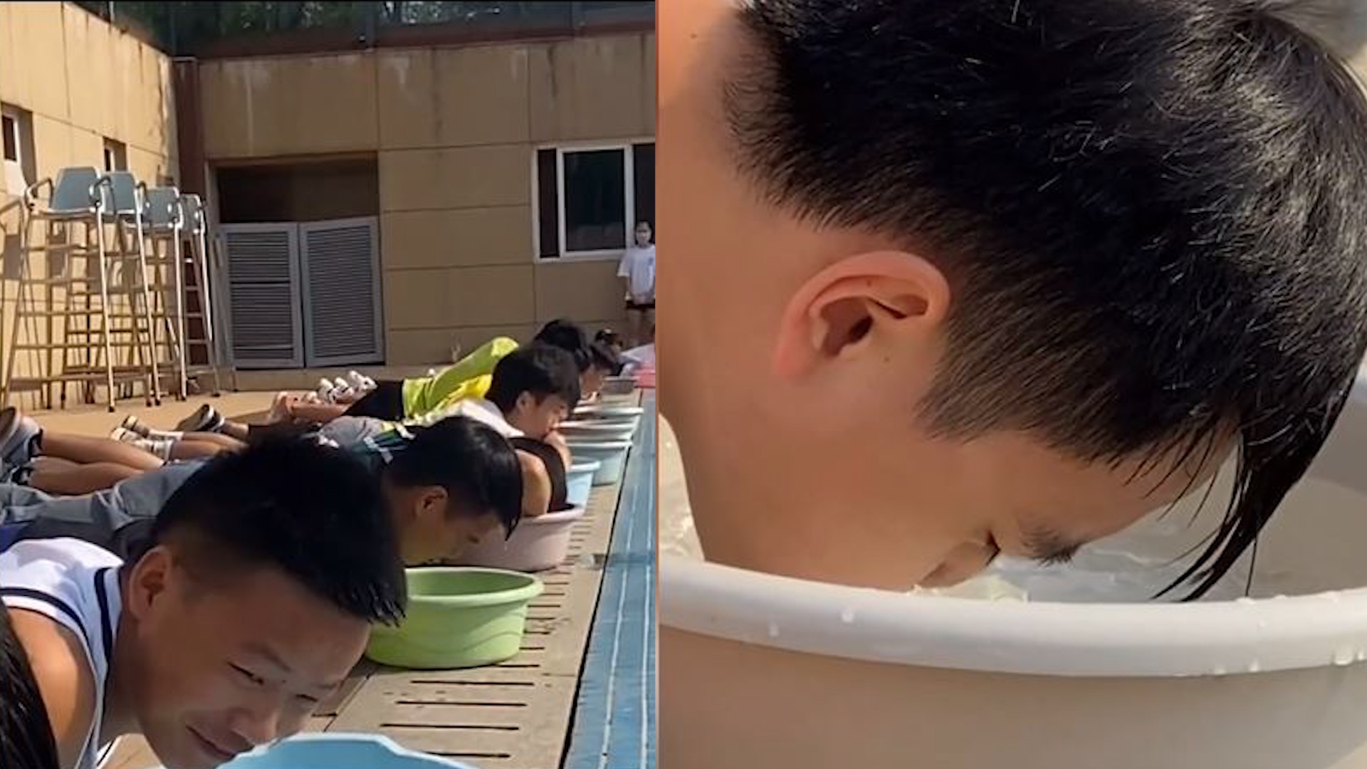 Up mat vao chau nuoc - phuong phap day boi ky la giua dich o TQ hinh anh