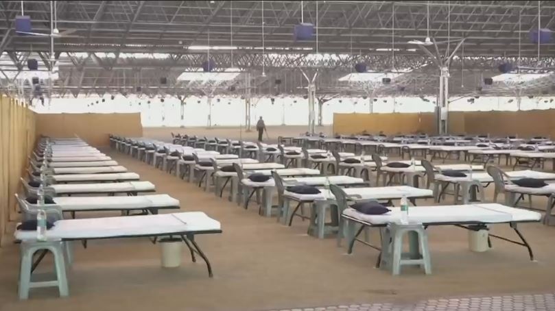 An Do xay benh vien da chien lon nhat the gioi vi Covid-19 hinh anh