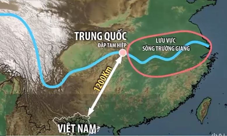 Mua lu Trung Quoc it anh huong den Viet Nam hinh anh