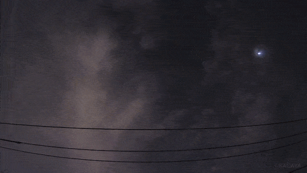 Thien thach roi lam sang ca bau troi dem Tokyo hinh anh