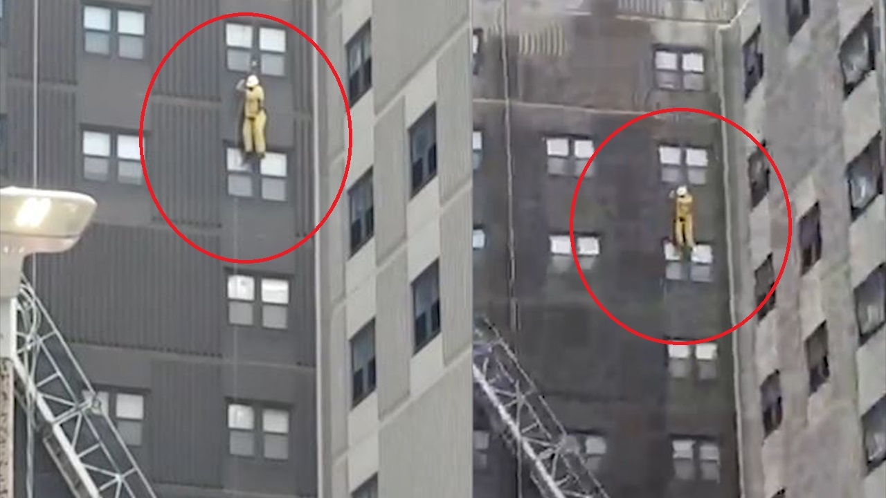 Tho lau kinh bi treo lo lung o tang 12 vi sap gian giao hinh anh