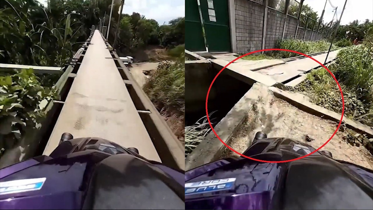 Theo dinh vi GPS, tai xe lac vao con duong hep kho di hinh anh