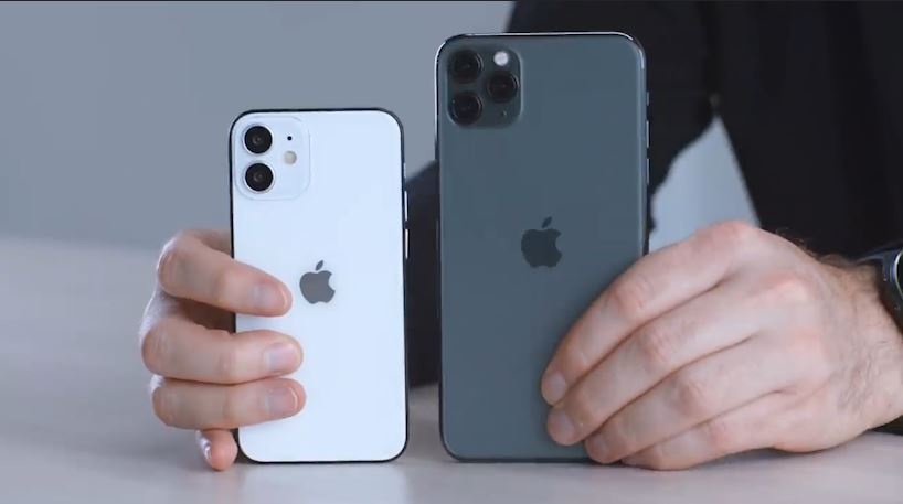 iPhone 12 se la dong dien thoai nho gon, cam vua mot ban tay hinh anh